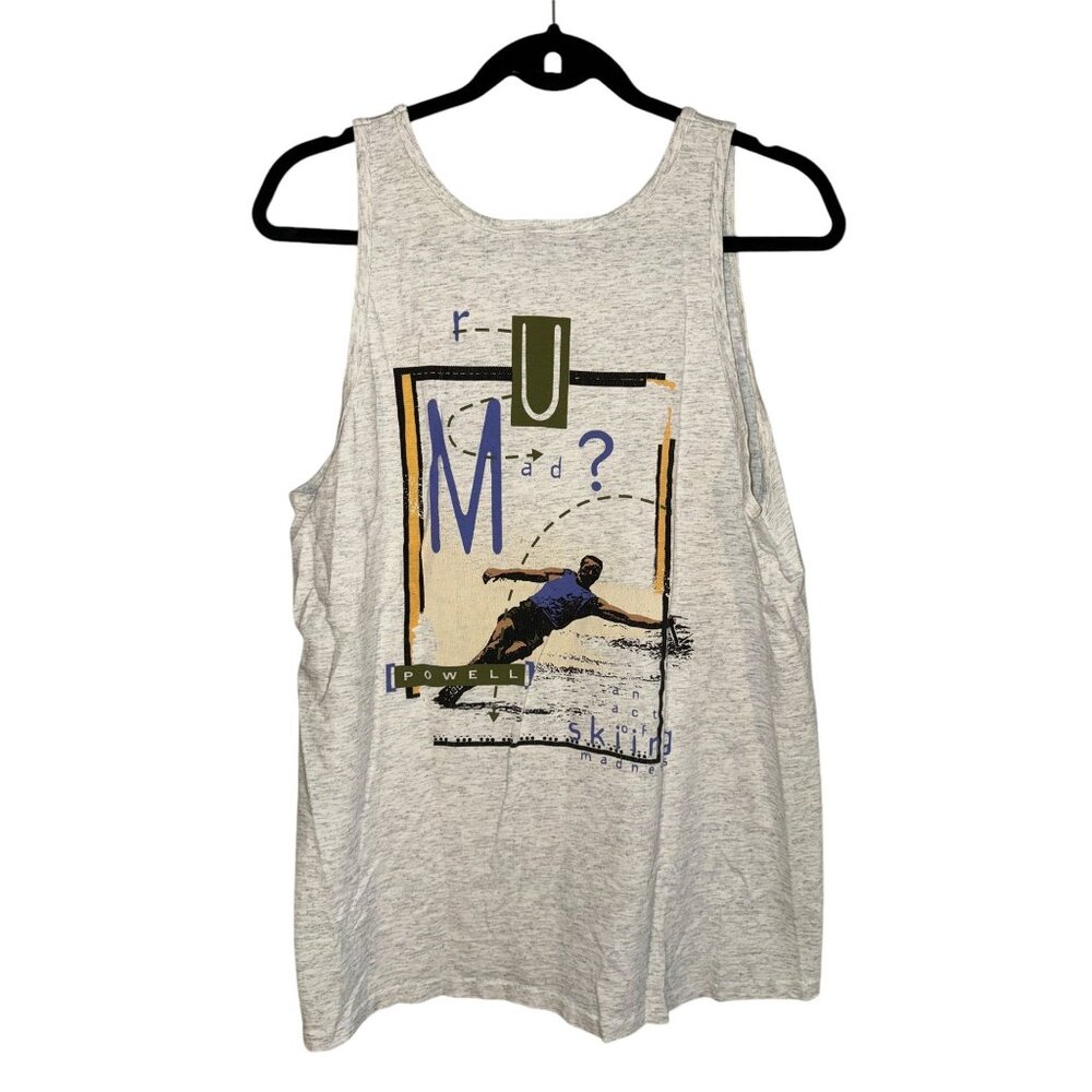 Vintage Skiing Shirt Water Skiing Water Sports 1990s Tank Top